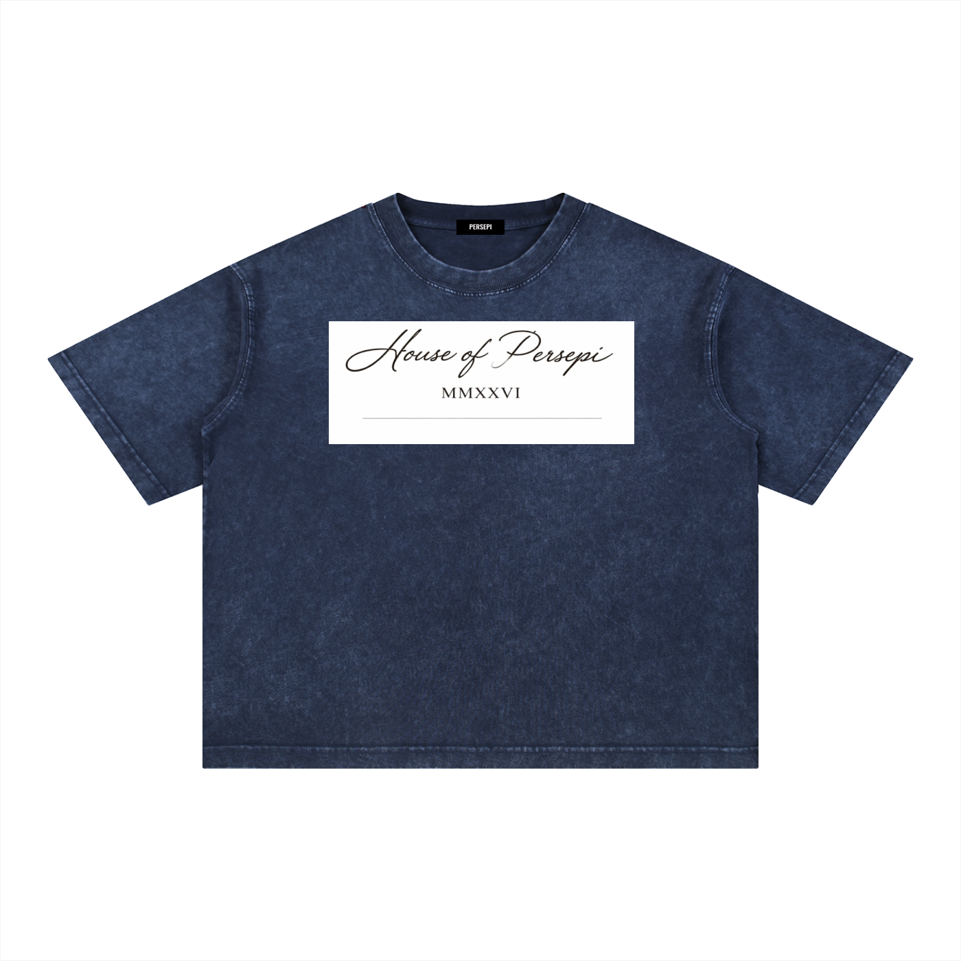 Mineral Wash Boxy Cotton T-Shirt