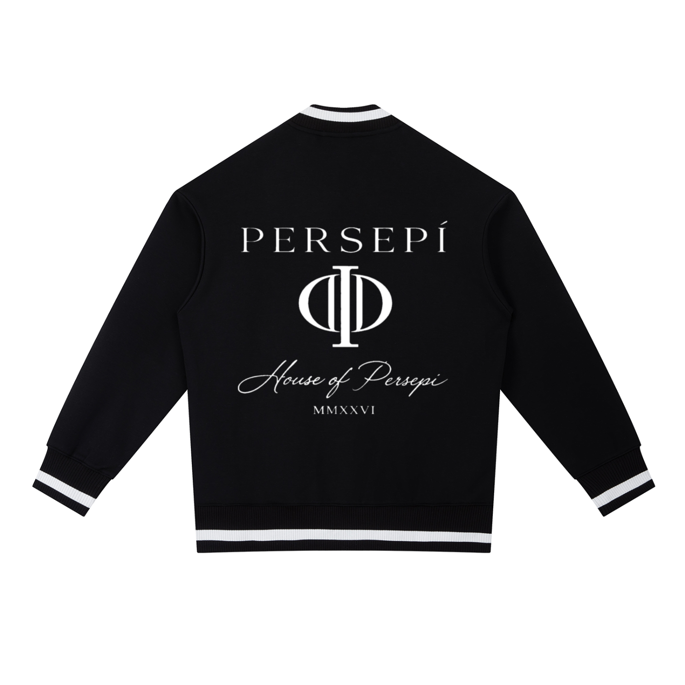 Contrast Piping Zip Bomber Jacket