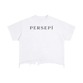 Vintage Wash Boxy Distressed Hem T-Shirt