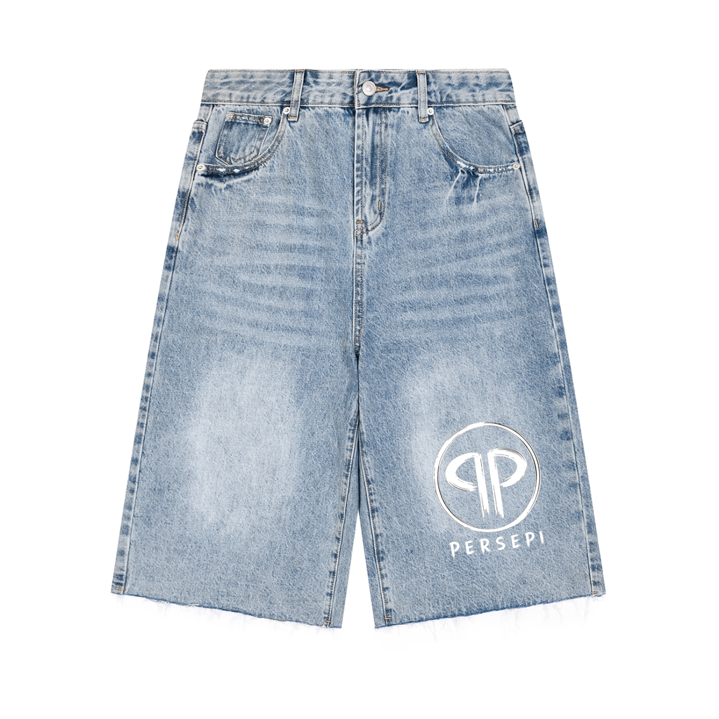 Men’s Vintage Wide Leg Denim Shorts