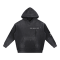 Vintage Washed Frayed Fleece Hoodie