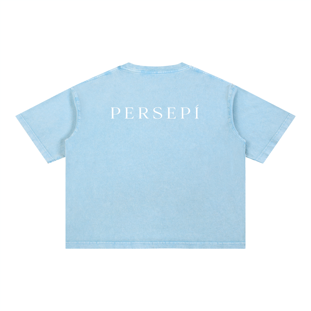 Mineral Wash Boxy Cotton T-Shirt