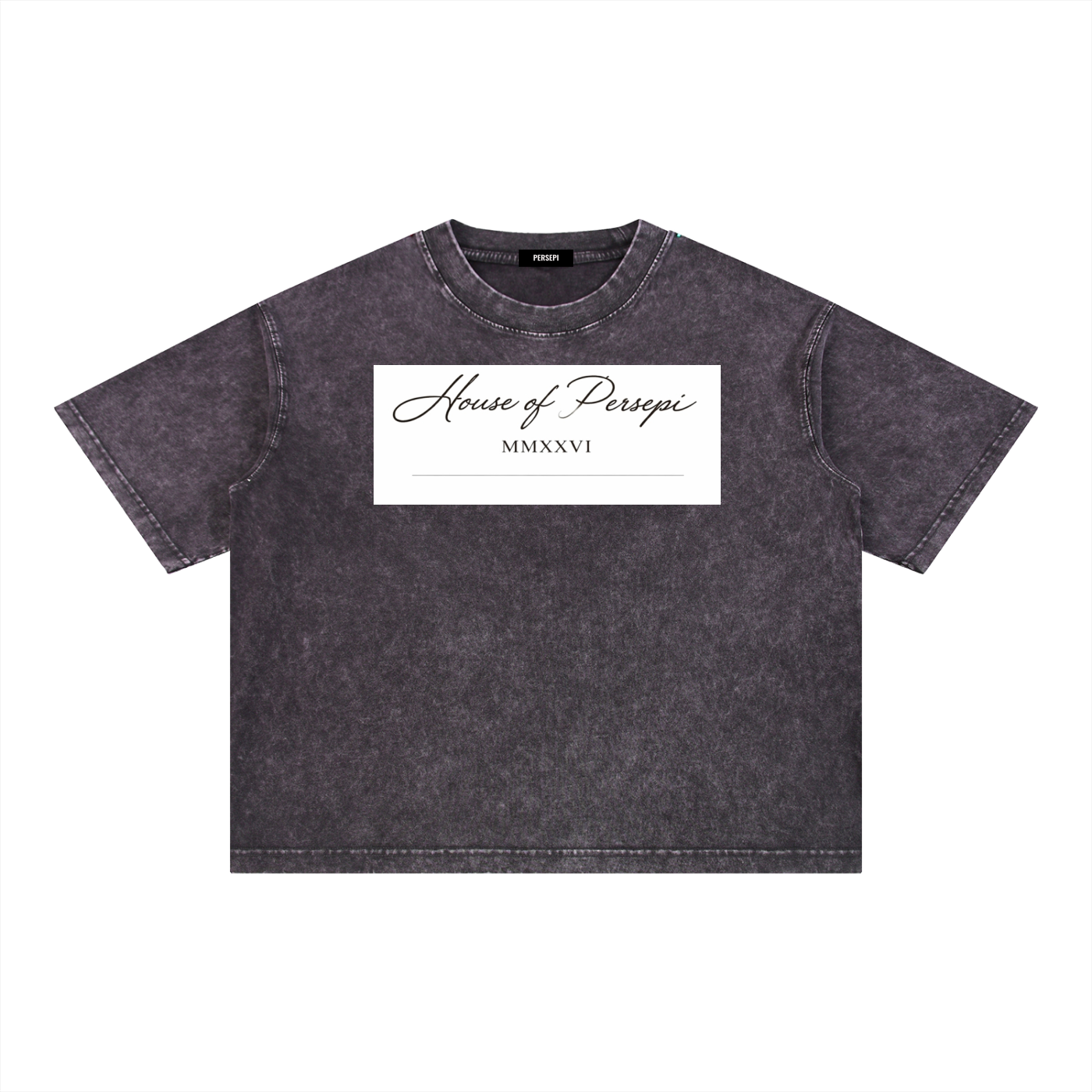 Mineral Wash Boxy Cotton T-Shirt