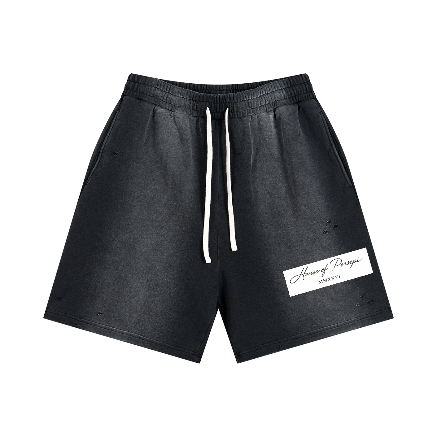 Sun Fade Distressed Shorts