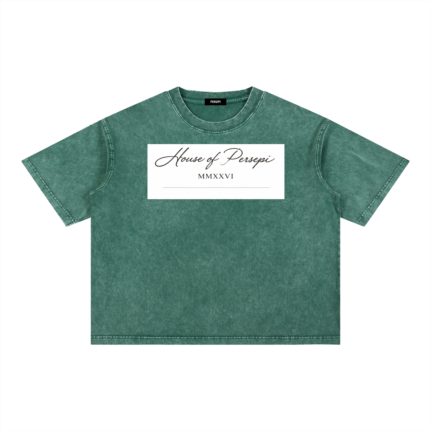 Mineral Wash Boxy Cotton T-Shirt