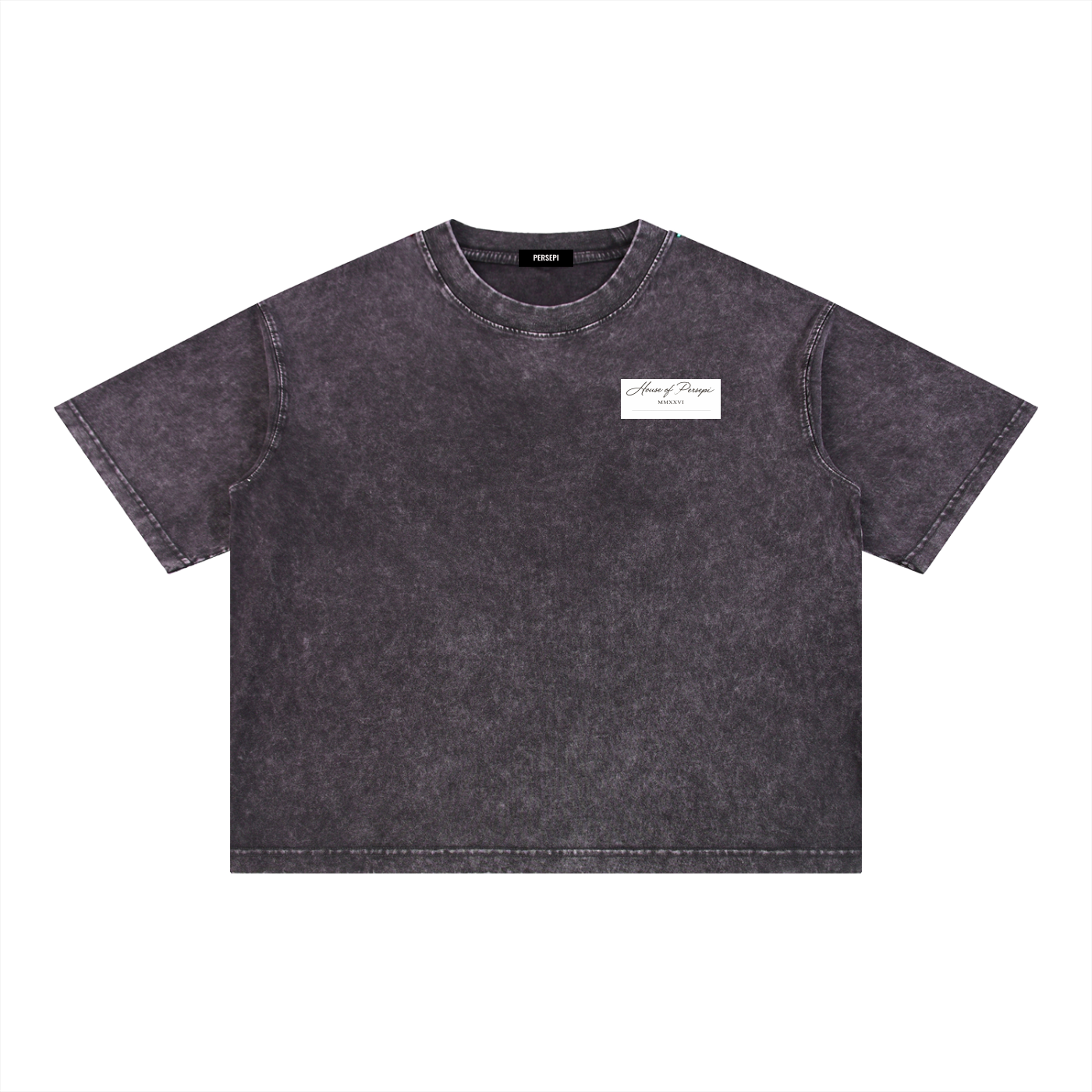 Mineral Wash Boxy Cotton T-Shirt