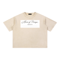 Mineral Wash Boxy Cotton T-Shirt