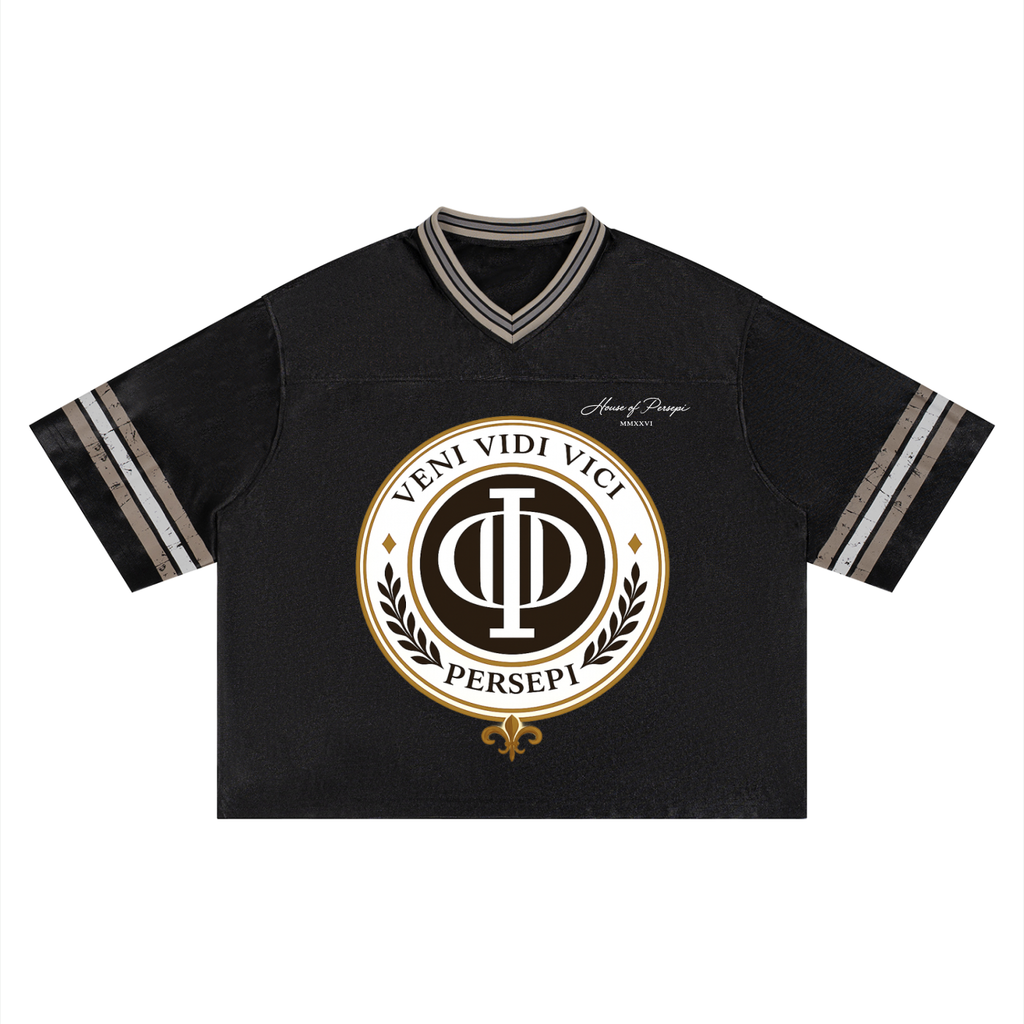 Unisex Boxy Striped Soccer Jersey