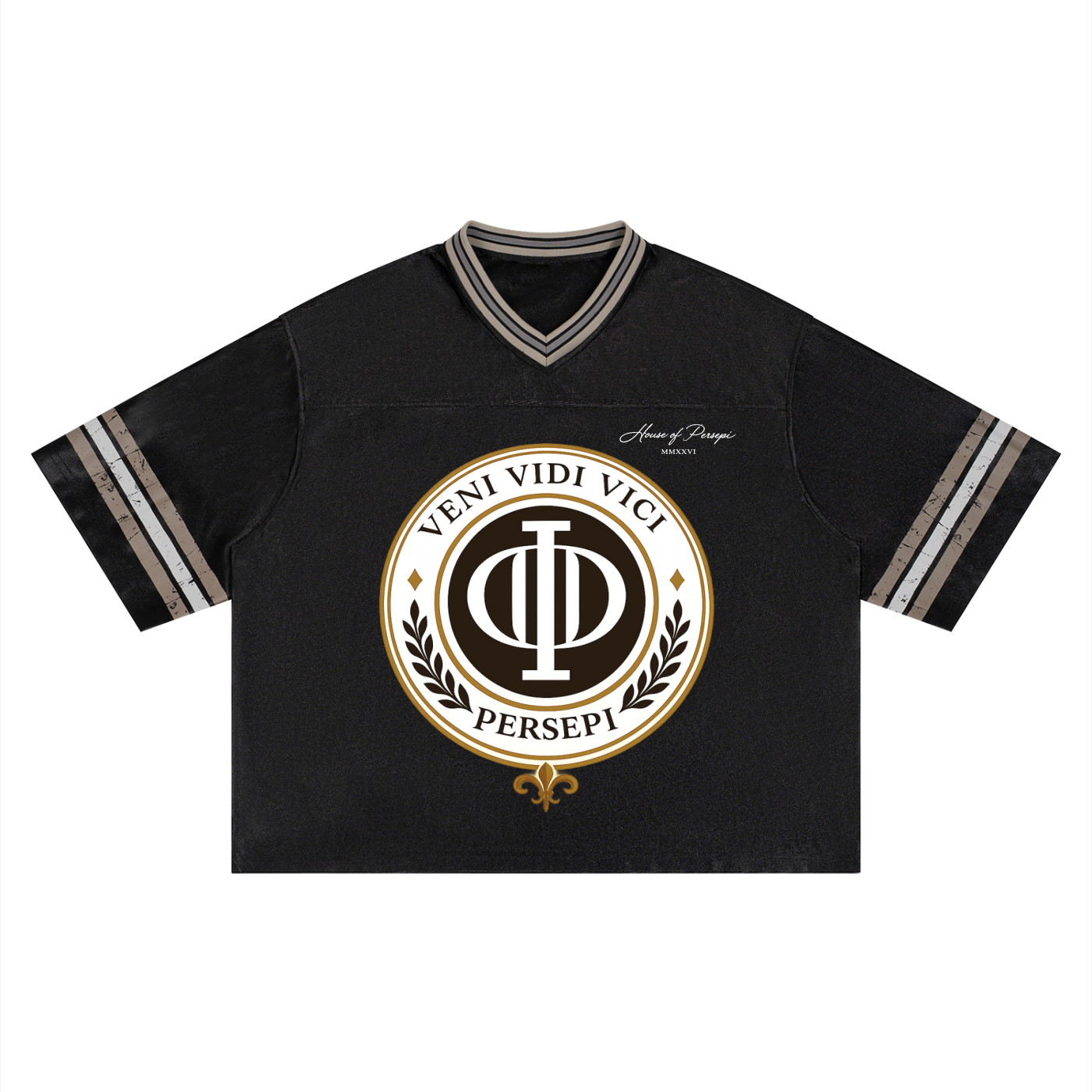 Unisex Boxy Striped Soccer Jersey