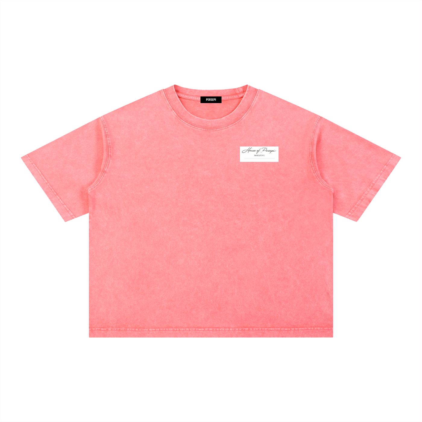 Mineral Wash Boxy Cotton T-Shirt
