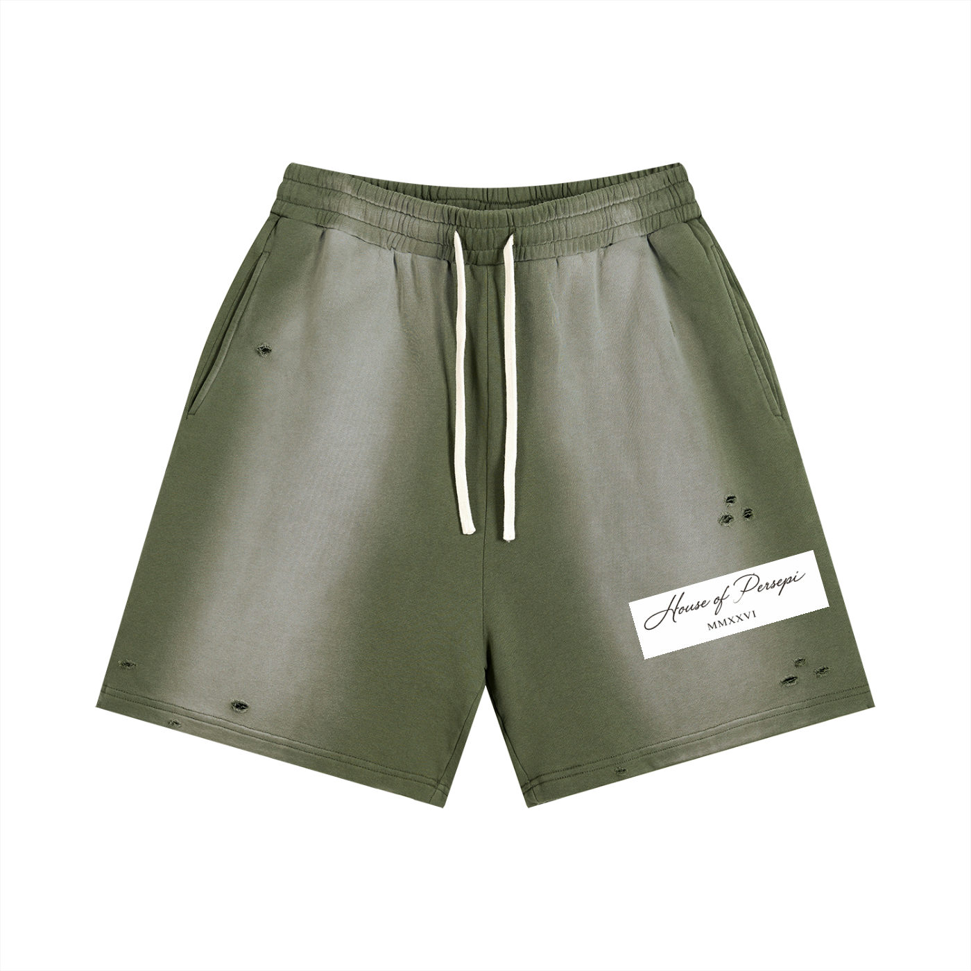 Sun Fade Distressed Shorts