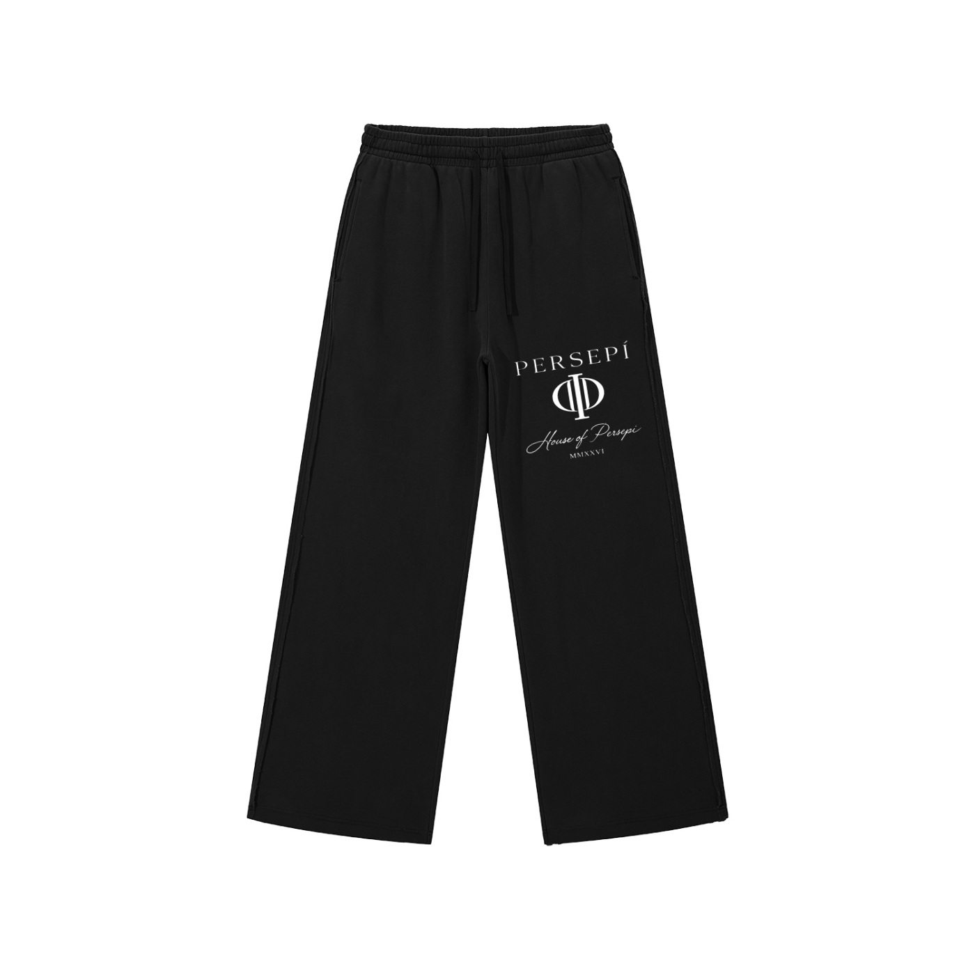 Snow Washed Raw Edge Sweatpants