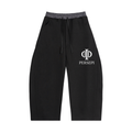 Plaid Waistband Barrel Sweatpants