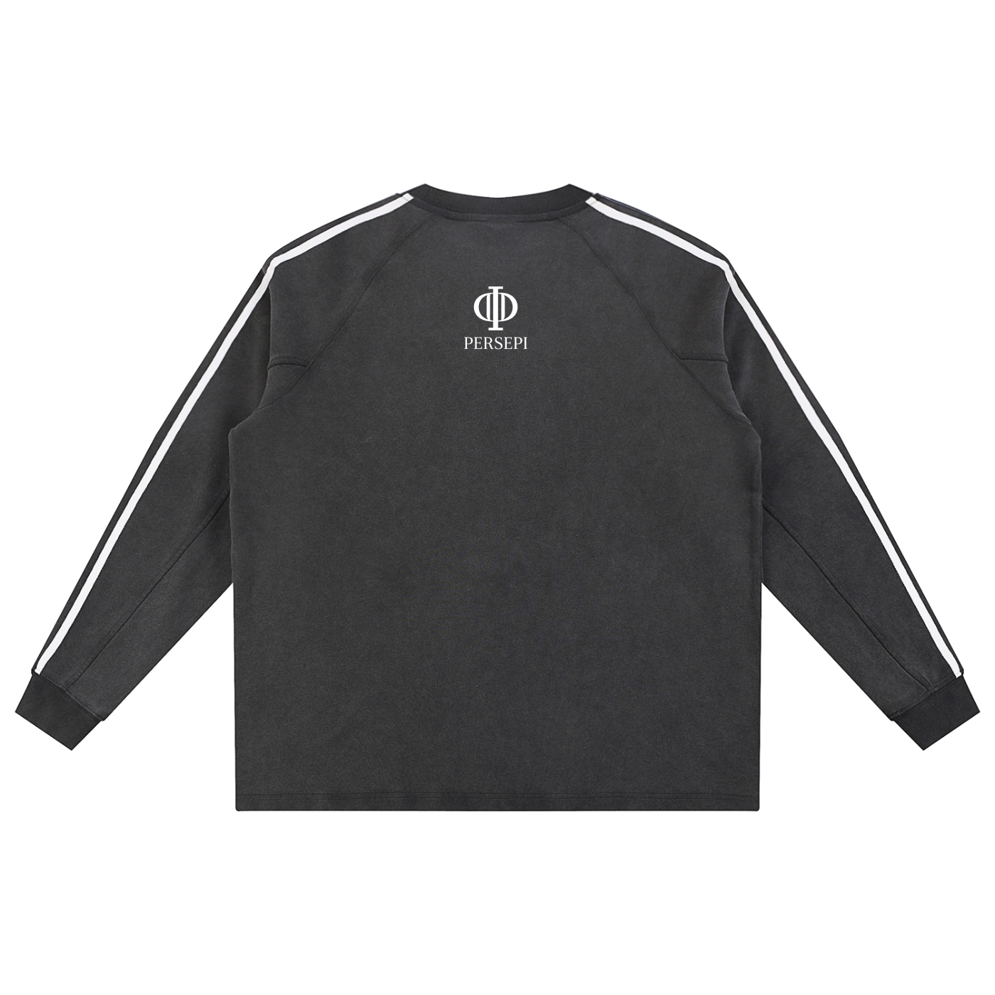 Snow Washed Contrast Tape Sweatshirt