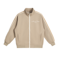 Contrast Side-Stripe Stand Collar  Jacket