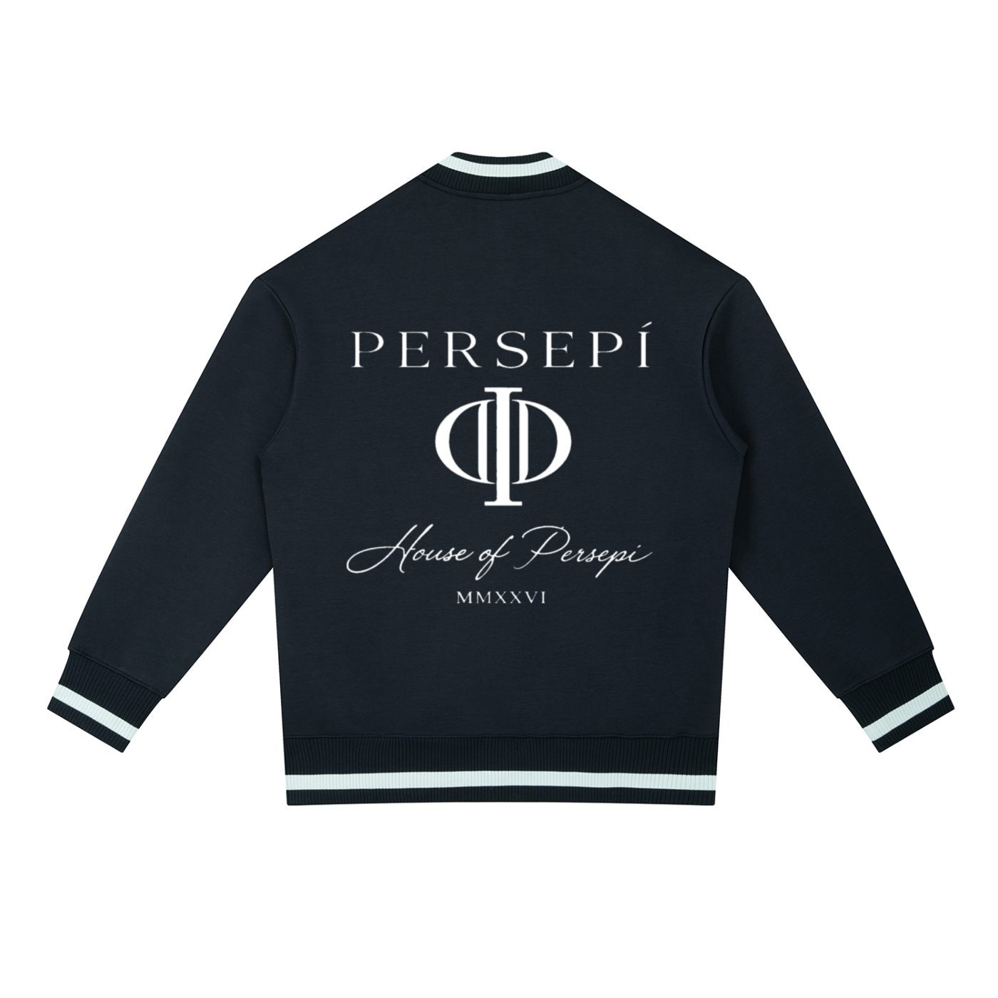 Contrast Piping Zip Bomber Jacket