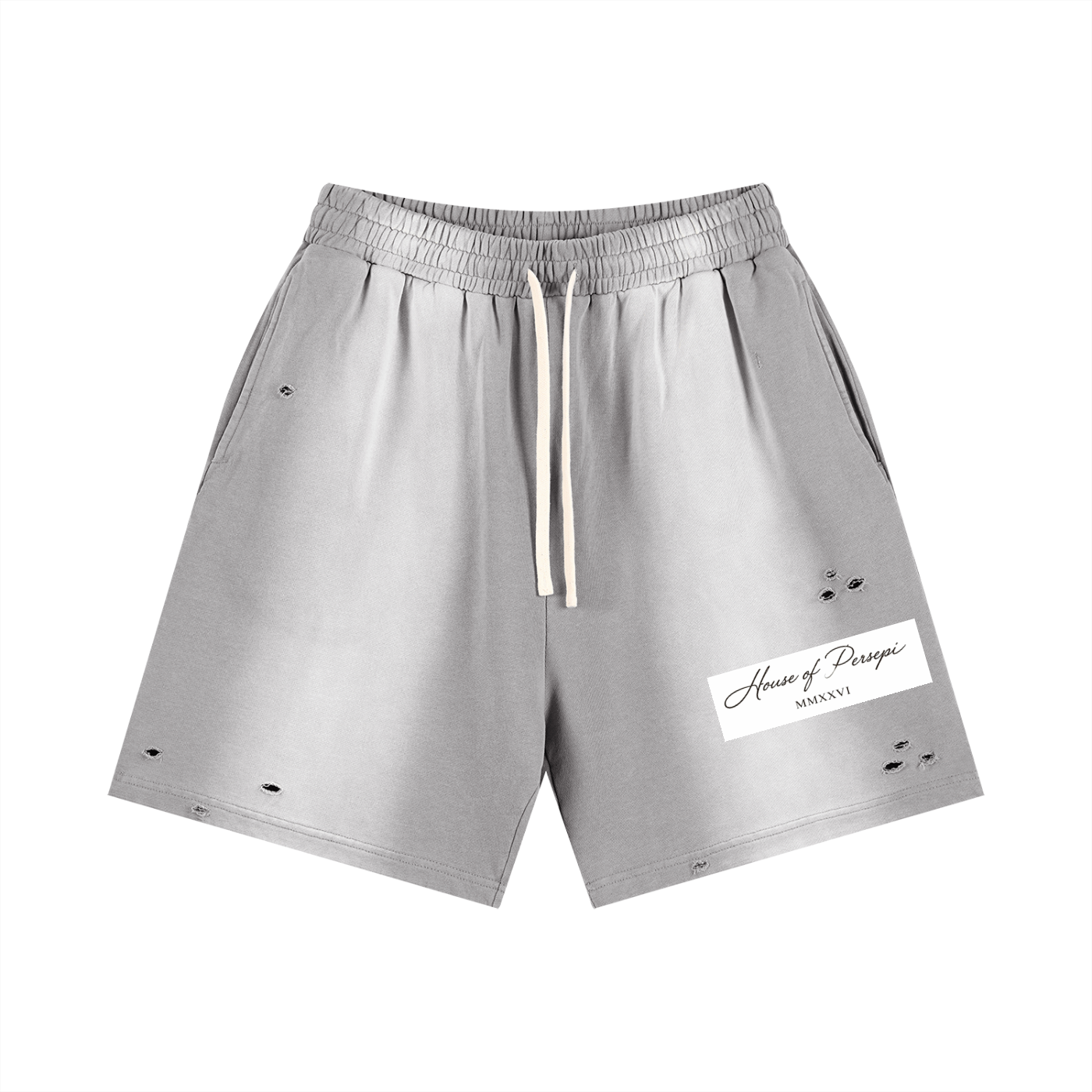 Sun Fade Distressed Shorts