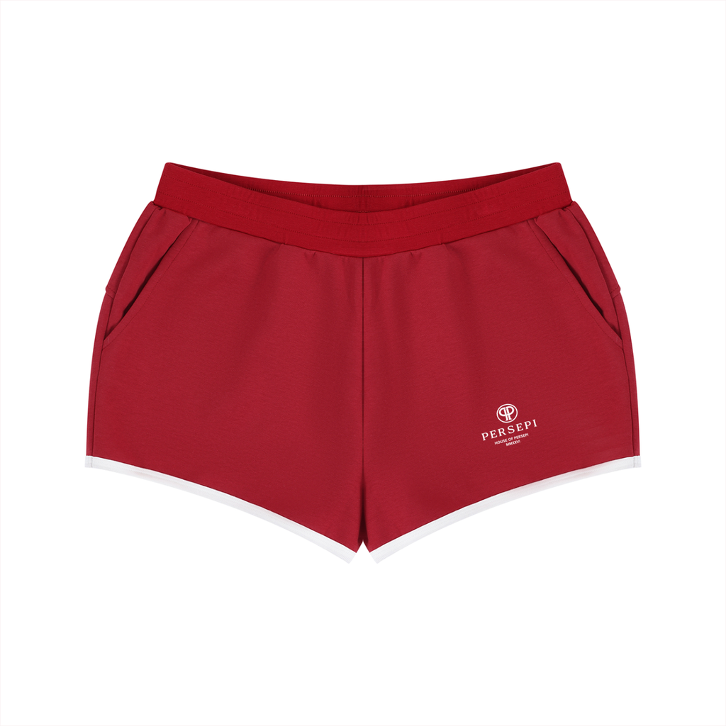 Women's Retro Contrast Binding Shorts