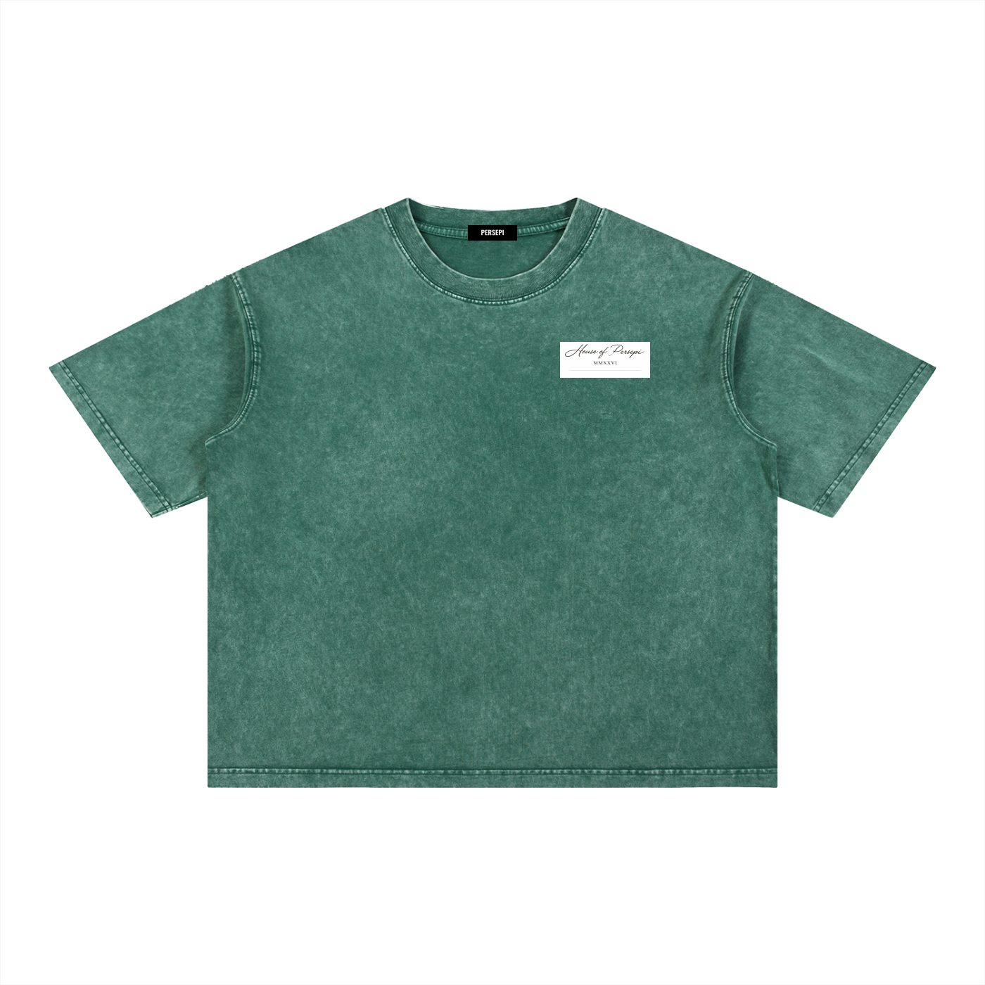 Mineral Wash Boxy Cotton T-Shirt