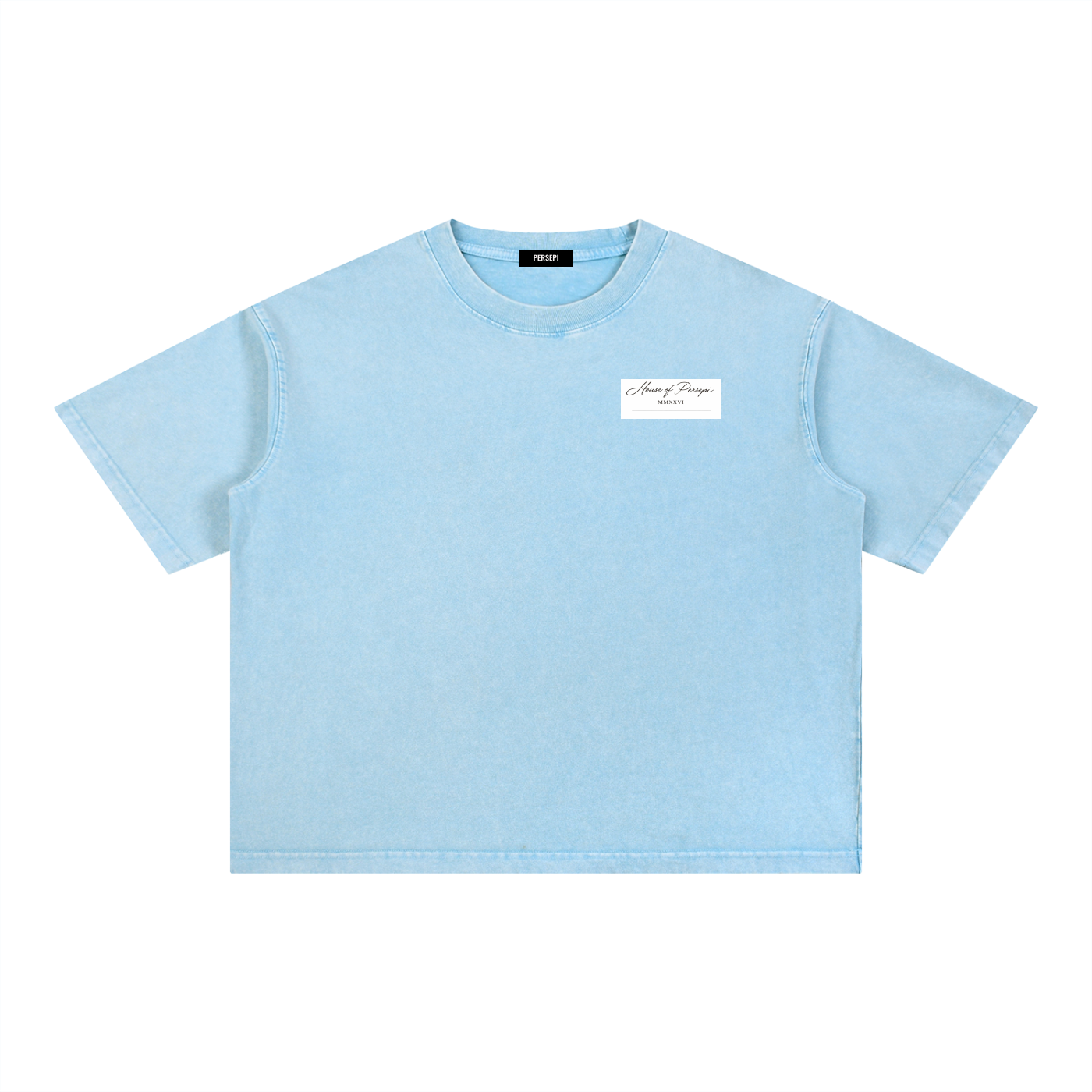 Mineral Wash Boxy Cotton T-Shirt