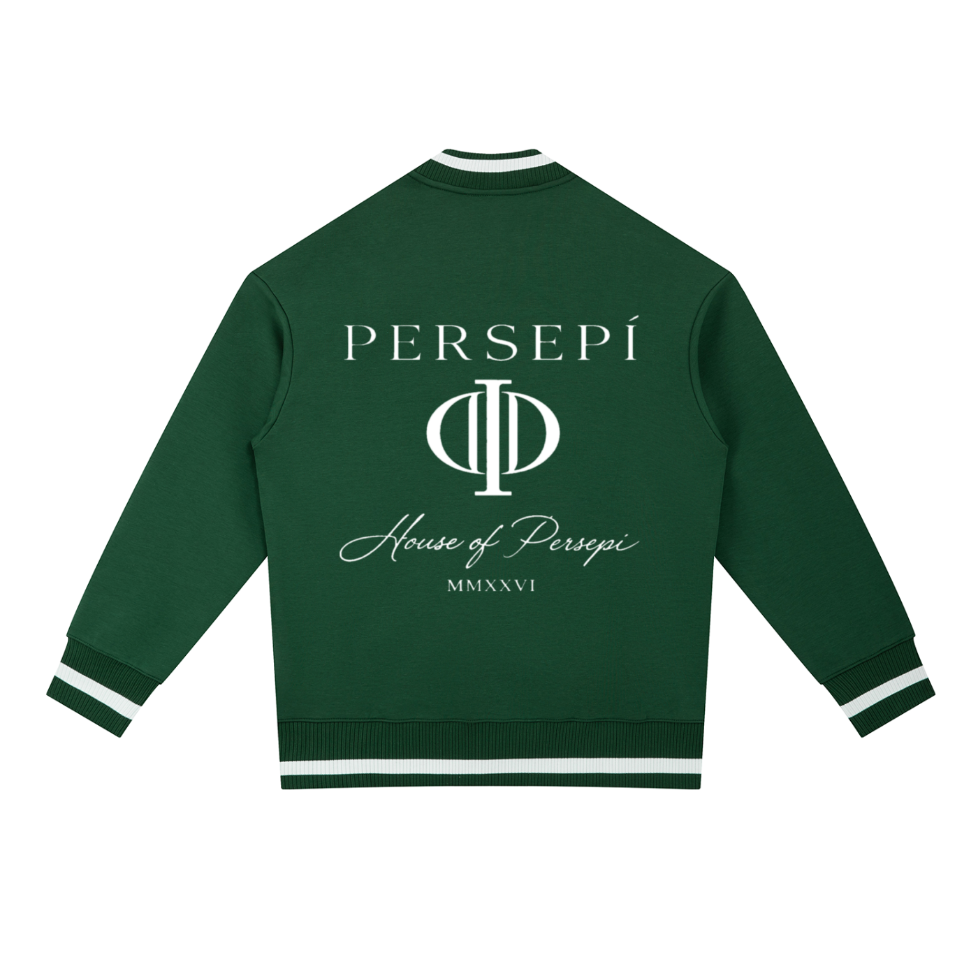 Contrast Piping Zip Bomber Jacket