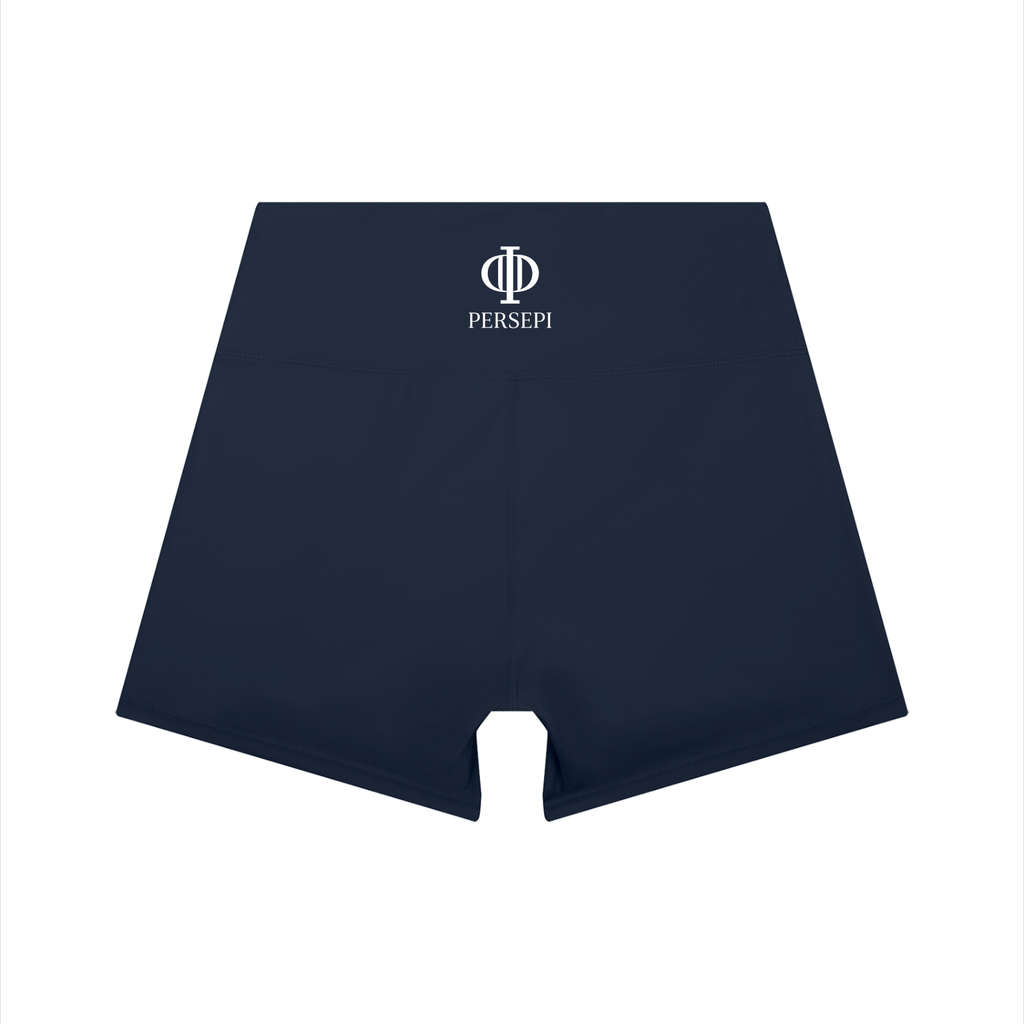 Women’s High-Waist Color Block Yoga Shorts