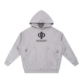 Snow Washed Distressed Panel Pocket Hoodie
