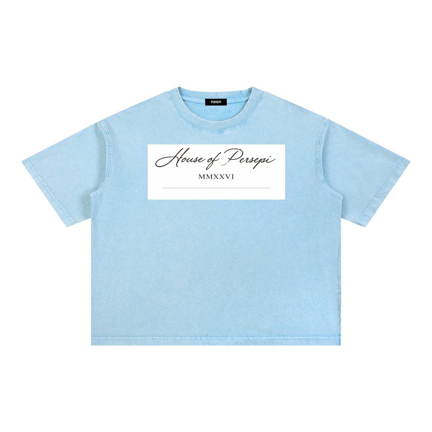 Mineral Wash Boxy Cotton T-Shirt