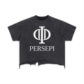 Vintage Wash Boxy Distressed Hem T-Shirt