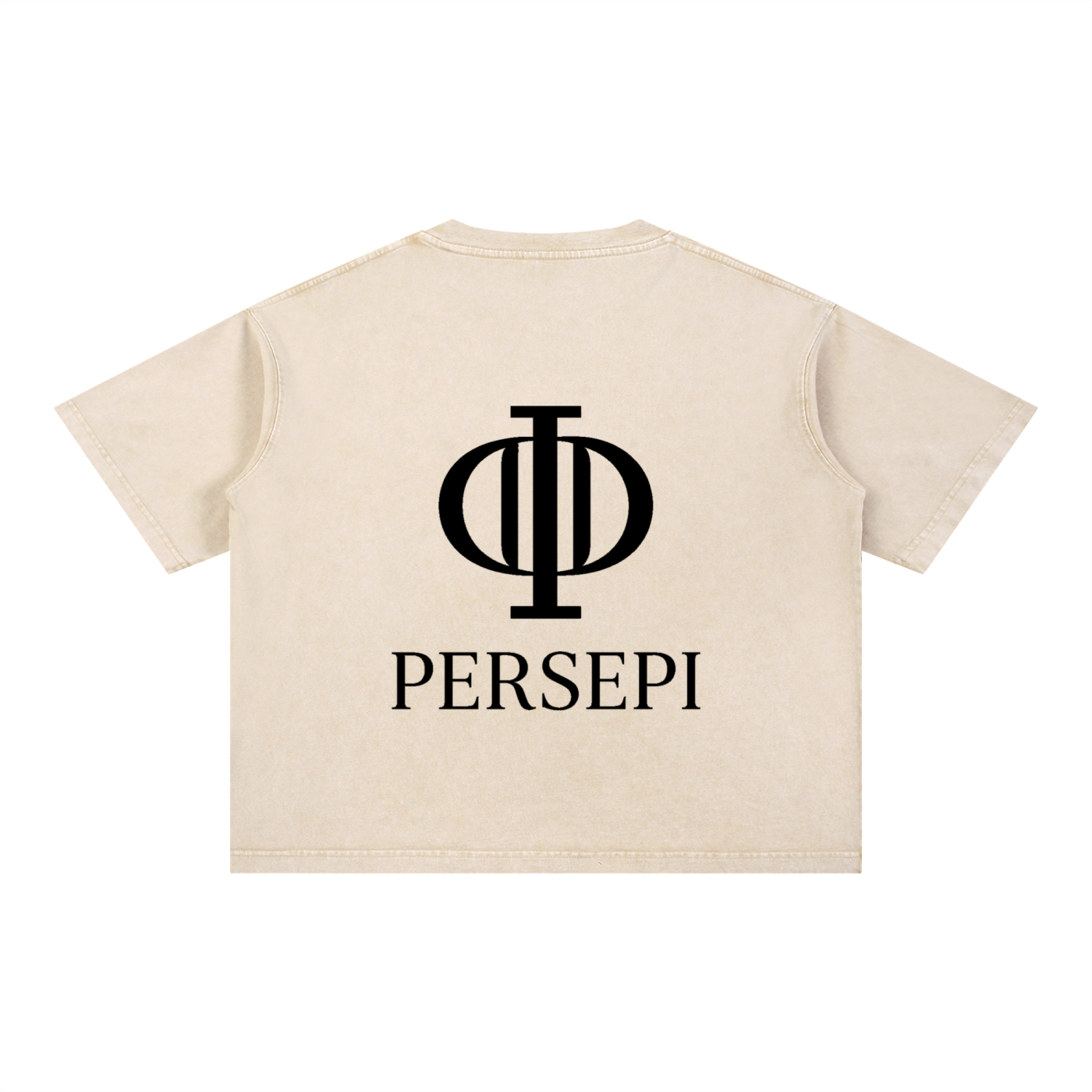 Mineral Wash Boxy Cotton T-Shirt