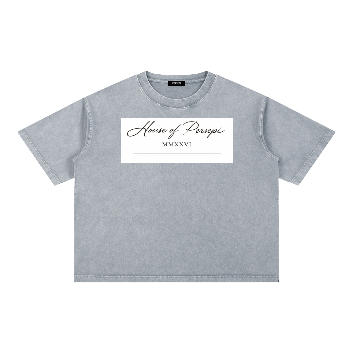 Mineral Wash Boxy Cotton T-Shirt